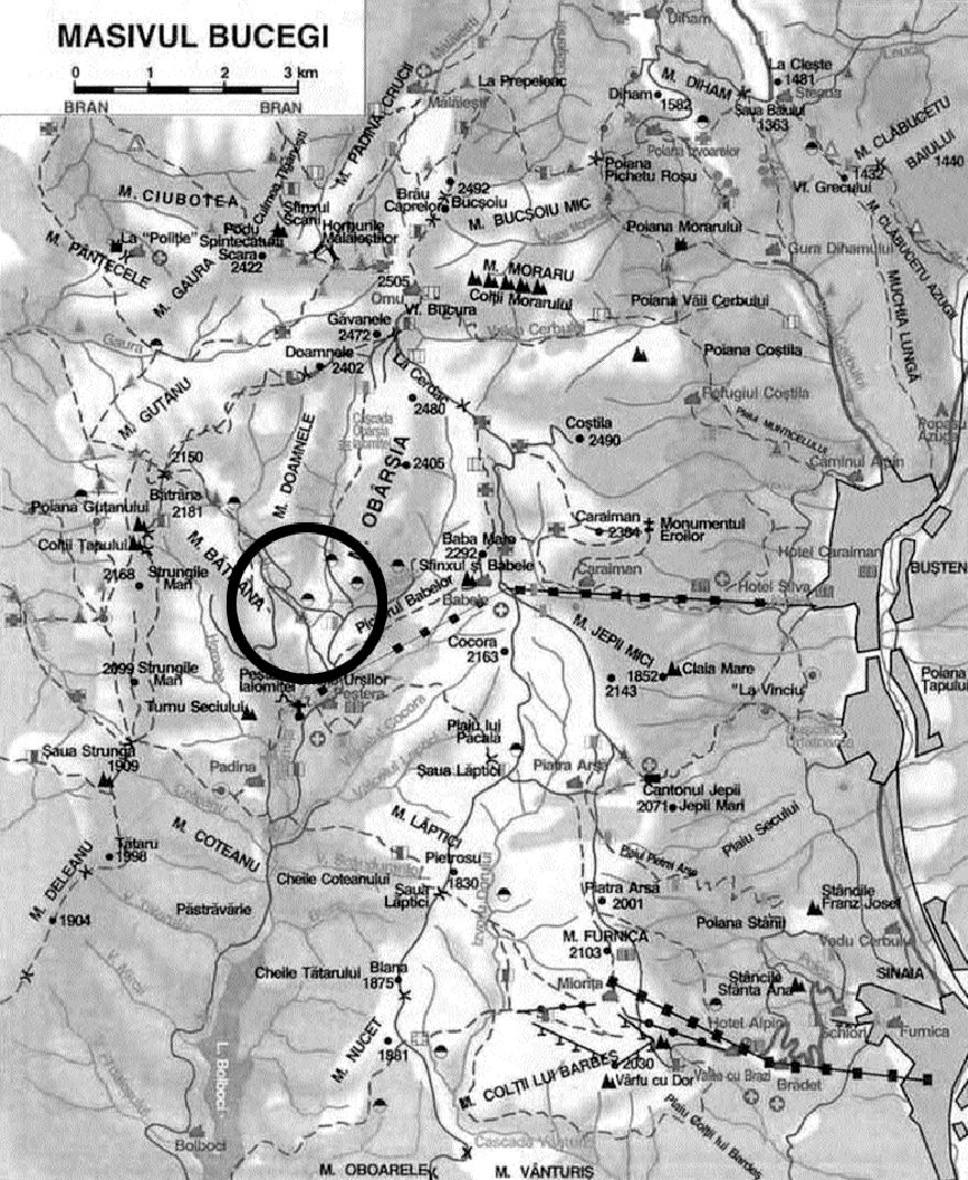 1291 Bucegi, zona vietii vesnice