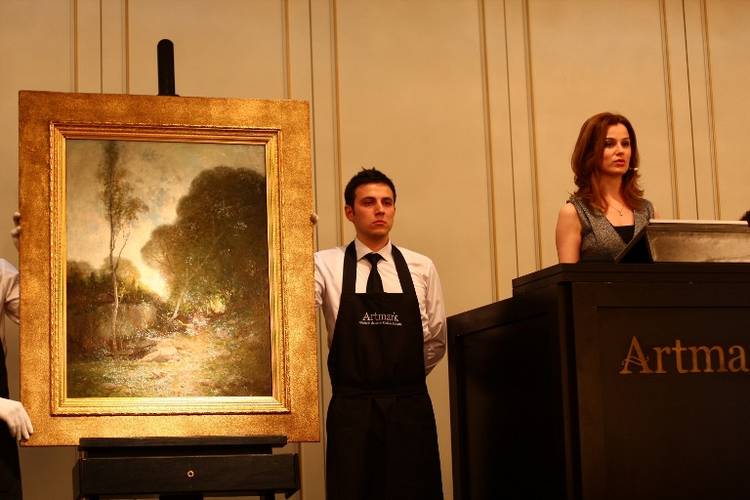 1545 Opera ”Cârciumă la Rucăr” a lui Nicolae Grigorescu s-a vândut cu 230.000 de euro