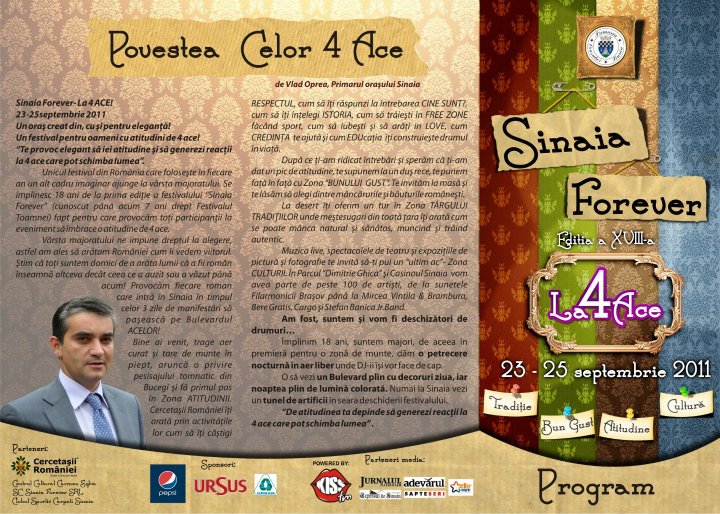 sinaia-forever Sinaia Forever 2011 - "La 4 ace" (Programul complet)