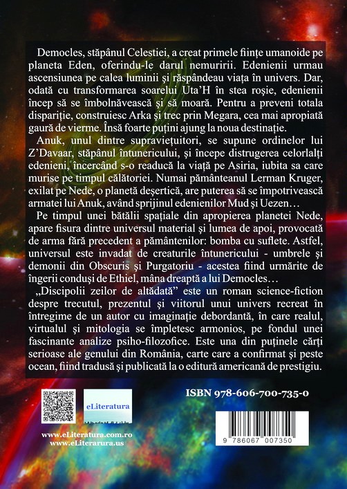 DiscipoliiZeilorDeAltadata2 Ionuţ CARAGEA - Apariţie editorială: Roman SF „Discipolii zeilor de altădată”