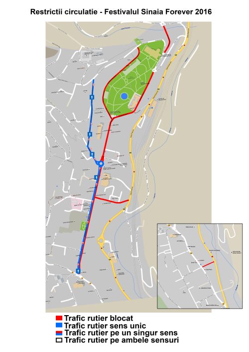 Harta-centru PROGRAM complet Festivalul Sinaia Forever 2016: Descoperă! Învață! Inspiră!