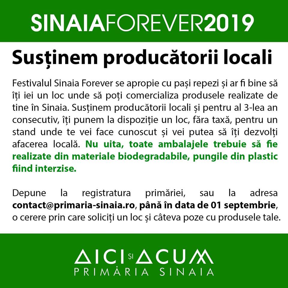 68401907_2723286591033777_3082146541100597248_n LIVE UPDATES! Festivalul Sinaia Forever 2019: "UN oras - O comunitate", editia a 25-a in perioada 13 - 15 septembrie 2019