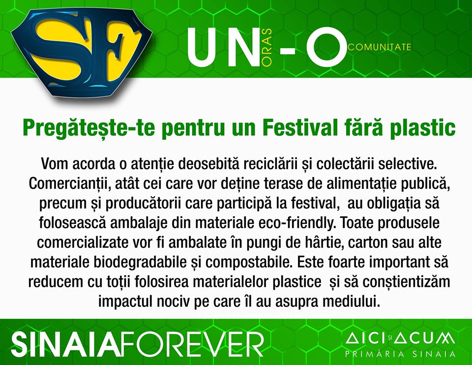 68946789_2734285669933869_2724321395352797184_n LIVE UPDATES! Festivalul Sinaia Forever 2019: "UN oras - O comunitate", editia a 25-a in perioada 13 - 15 septembrie 2019