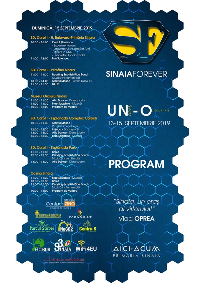 70217498_2770525696309866_1598231857114120192_n LIVE UPDATES! Festivalul Sinaia Forever 2019: "UN oras - O comunitate", editia a 25-a in perioada 13 - 15 septembrie 2019